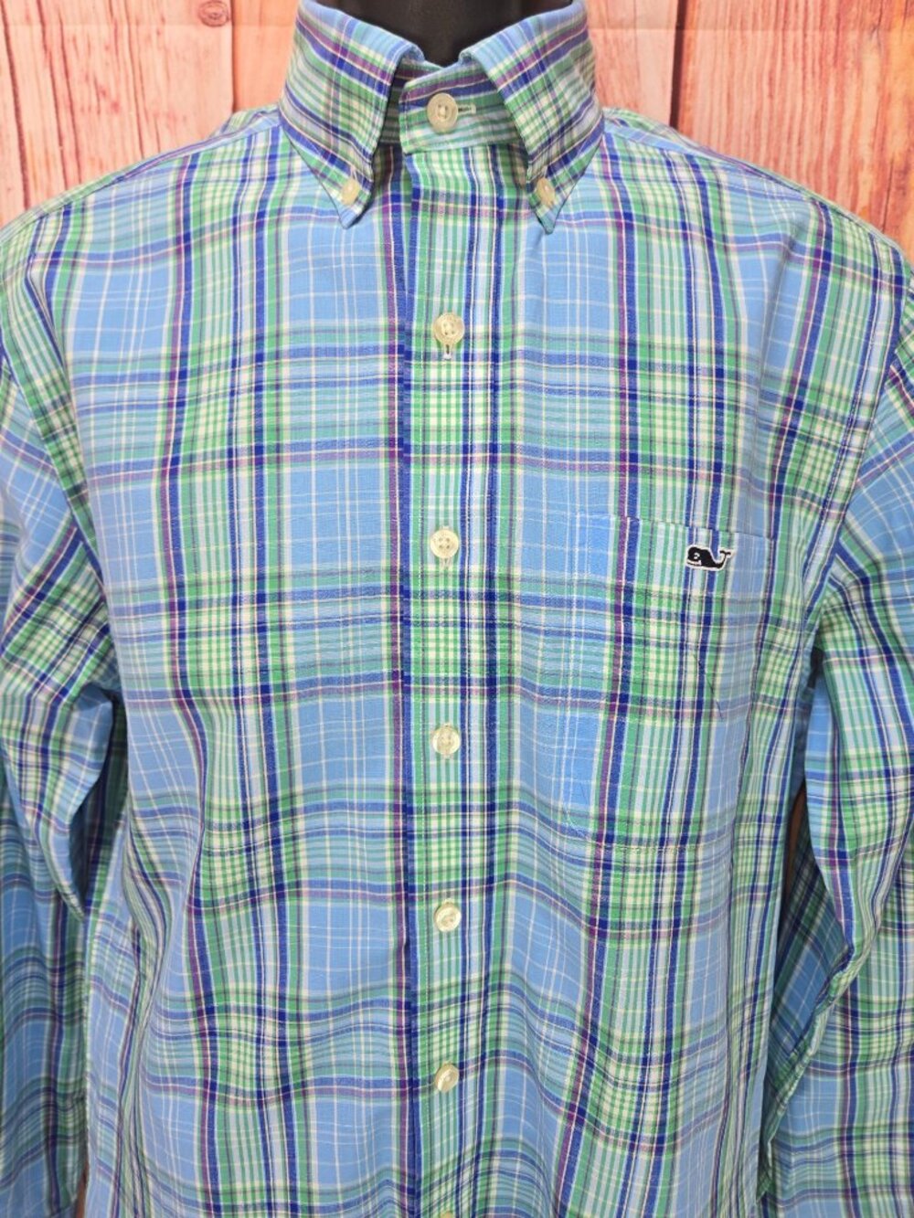 Vineyard Vines Mens Slim Button Down Tucker Shirt Size Small - Picture 3 of 7
